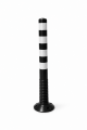 Słupek drogowy elastyczny PCV fi 80 mm, h=1000mm czarny