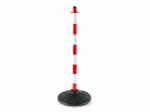 Słupek do łańcucha H=90 cm biało czerwony 4,35 kg SO90 JSP
