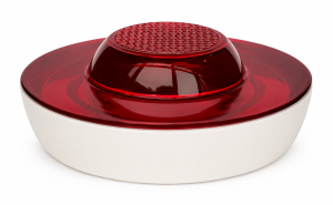 Kocie oczko szklane fi 100 mm czerwone LUX-3 PEO