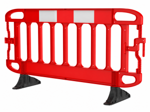 U-20a Nawigator ECO bariera PCV L-2000  odblaskowa do wygrodzeń czasowych z podstawami