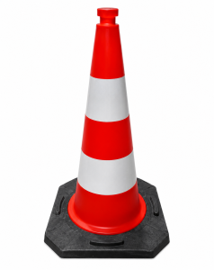 Pachołek drogowy 75 cm ciężki REC/PE VB 1 TYP