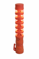 Pałka do kierowania ruchem LED pomarańczowa