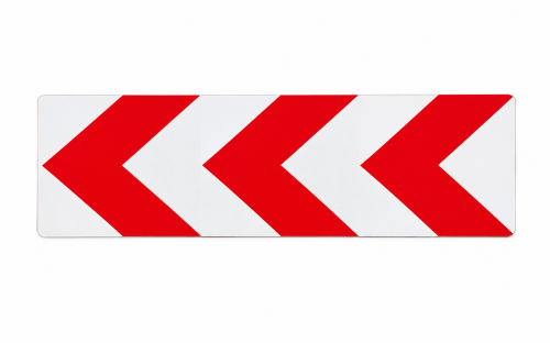 U-3c, U-3d, U-3 tablica prowadząca ciągła 1800x600 2 TYP z otworami