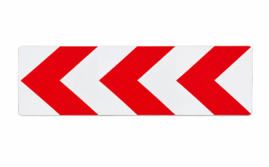 U-3d, U-3c, U-3 tablica prowadząca ciągła 1800x600 2 TYP z otworami