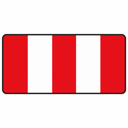 Zapora pojedyncza U-20b 1250x500 1 generacja z otworami