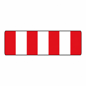 Zapora pojedyncza U-20b 1750x500 1 generacja  z otworami