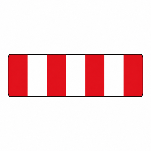 Zapora pojedyncza U-20b 1750x500 1 generacja z otworami