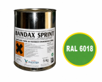 Farba drogowa BANDAX SPRINT w kolorze zielonym RAL 6018 3L/5 Kg
