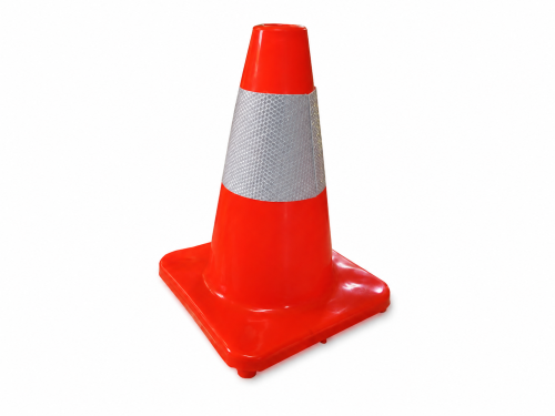 Pachołek miękki PCV 30 cm odblaskowy U-23d