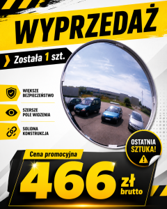 Lustro wielofunkcyjne Ø600  mm