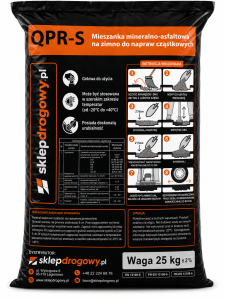 Asfalt na zimno 25 kg QPR  -S
