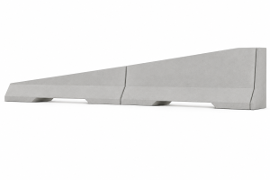 U-14b  zakończenie bariery betonowej 2 elementowe L-4000 mm