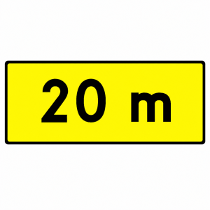 T-1  20m 600x250 1 typ rzeczywista odległość znaku ostrzegawczego