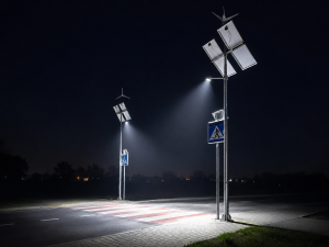 Lampa hybrydowa LH-PDP-5 54W solarno - wiatrowa na przejście dla pieszych PREMIUM