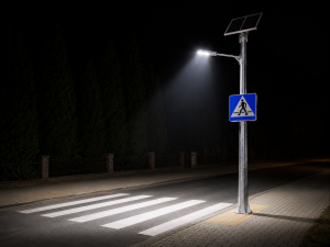 Lampa hybrydowa LH-PDP-4 54W solarno - wiatrowa na przejście dla pieszych