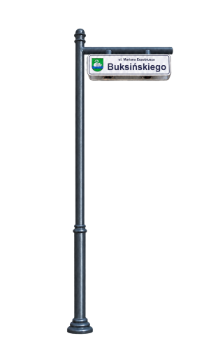Antracytowy słup z tabliczką uliczną.png