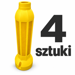 U-5a słupek przeszkodowy odblaskowy 2 generacja - zestaw 4 szt.