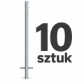 Galwanizowany słupek stalowy — 10 sztuk.png