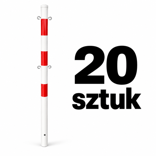 Biały słupek – 20 sztuk-1.png