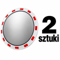 Wypukłe lustro drogowe, 2 sztuki.png