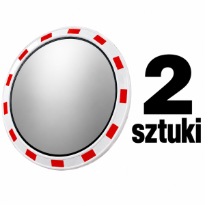  Lustro drogowe akrylowe U-18a Ø 600 - zestaw 2 szt.