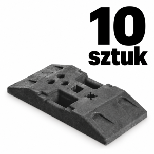 Podstawa pod znaki 25 kg PCV P011 - zestaw 10 szt.