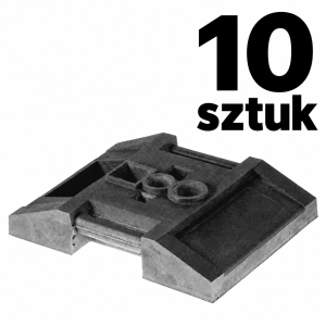 Podstawa do znaków drogowych 15 kg PCV P010 - zestaw 10 szt.
