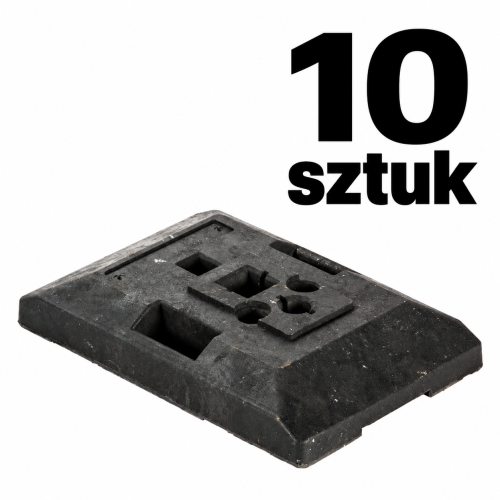 Czarna gumowa podstawa drogowa, 10 sztuk-1 (1).png
