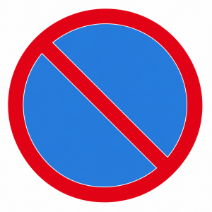 B-35 zakaz postoju  fi 800 mm 1 typ