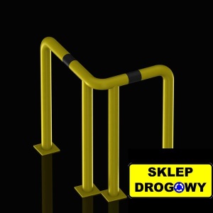 Odbojnica narożna różnoramienna Ø76,1 900/700x500