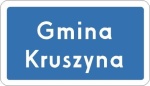 Znak drogowy  uzupełniający F-3b bez uchwytów WZÓR