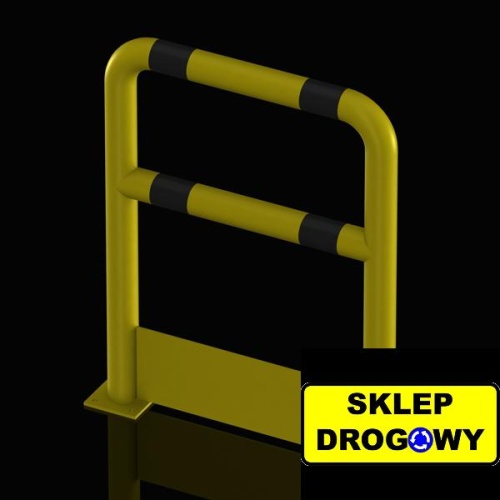 Barierka ochronna z progiem przykręcana &Oslash;76,1 1100/800