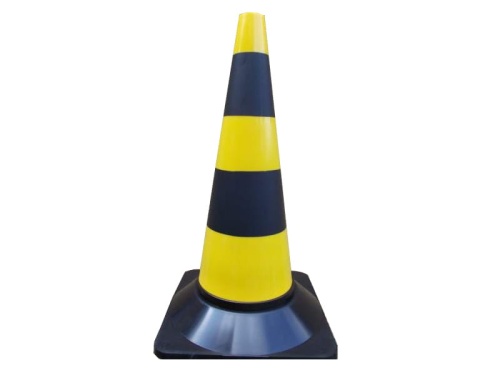 Pachołek 50 cm PE ż&oacute;łto czarny