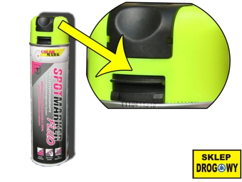 Farba znakująca COLORMARK SPOTMARKER FLUO 500ml - zielona