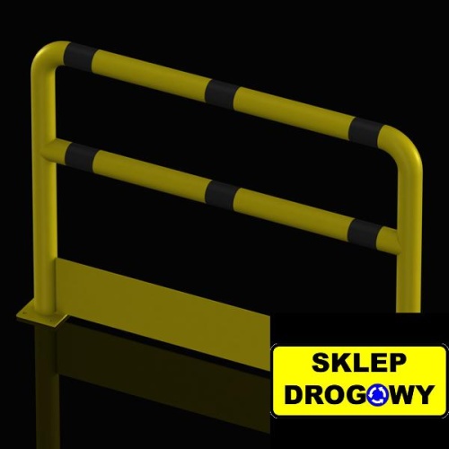 Barierka ochronna z progiem przykręcana &Oslash;76,1 1100/1500