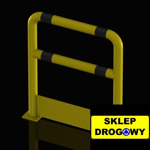 Barierka ochronna z progiem przykręcana &Oslash;76,1 1100/1000