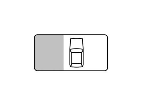 T-30a tabliczka 600x300 folia odblaskowa 1 typu, uchwyty w kpl.