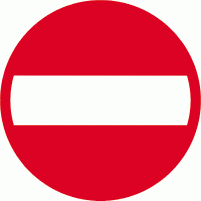 B-2 zakaz wjazdu znak drogowy rozmiar mini sklep drogowy