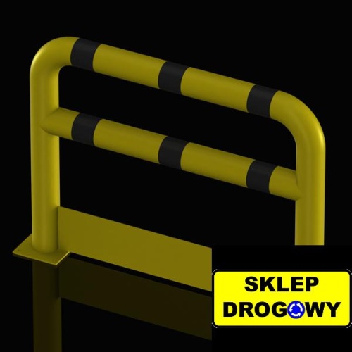 Barierka ochronna z progiem przykręcana &Oslash;114,3 1100/1500