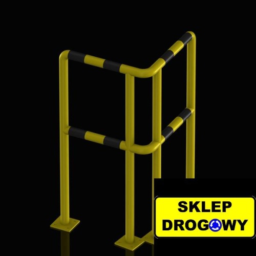 Barierka ochronna narożna przykręcana &Oslash;48,3 1100/600x600