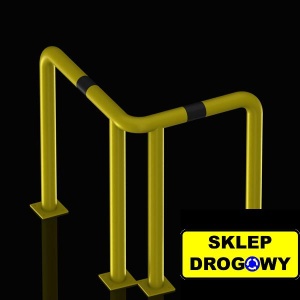 Odbojnica narożna różnoramienna Ø76,1 900/800x600