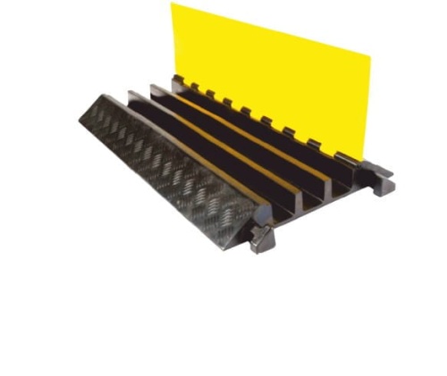 Próg kablowy 3 kanałowy dla pojazdów ciężarowych o masie do 40 ton 900x500x70 mm