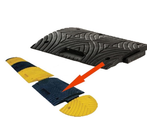 Próg podrzutowy Slowly 5 500x400x50 czarny