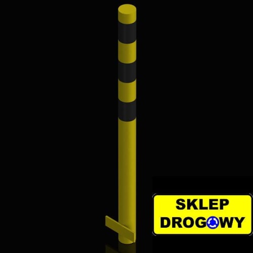 Odbojnica słupowa do wkopania &Oslash;76,1 h900