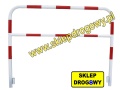 U-12a Bariera wygrodzeniowa drogowa L=2000 fi 48,3 mm biało czerwona