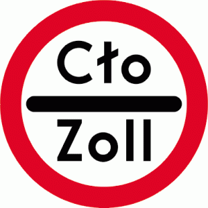 B-32 stój - kontrola celna  fi 600 1 gen z uchwytami w kpl.