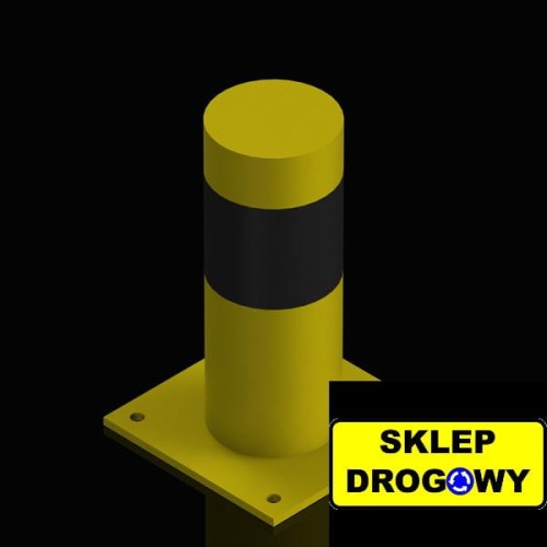 Odbojnica słupowa przykręcana &Oslash;114,3 h300