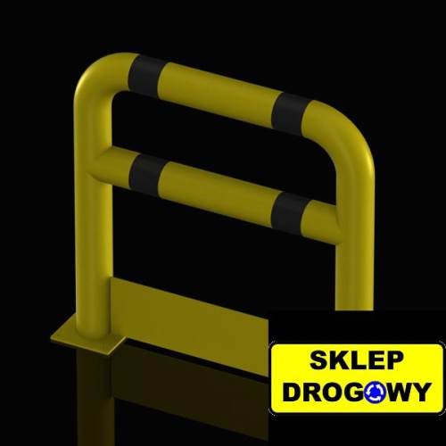 Barierka ochronna z progiem przykręcana &Oslash;114,3 1100/1200