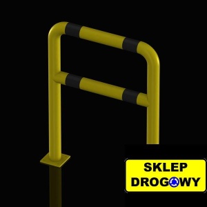 Barierka ochronna liniowa przykręcana Ø76,1 1100/800