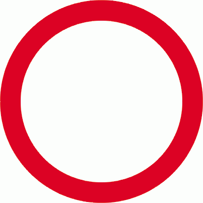 B-1 zakaz ruchu w obu kierunkach znak drogowy sklep drogowy rozmiar wielki 1 generacja